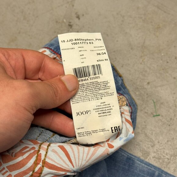 Joop! Denim Jeans Stephen Slim Fit Blue Stretch 34x31 - Picture 8 of 11